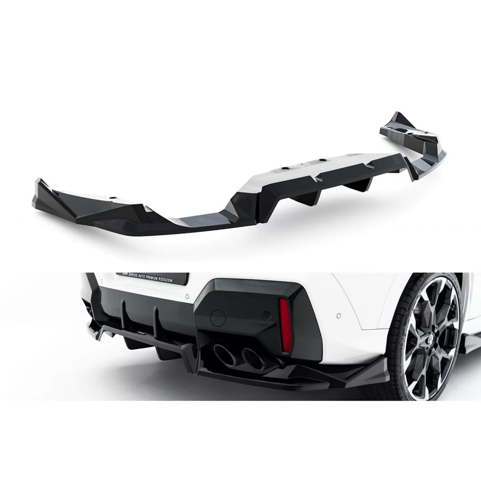 Spoiler Posteriore Nero Lucido per BMW X2 M Package U10 dal 2023