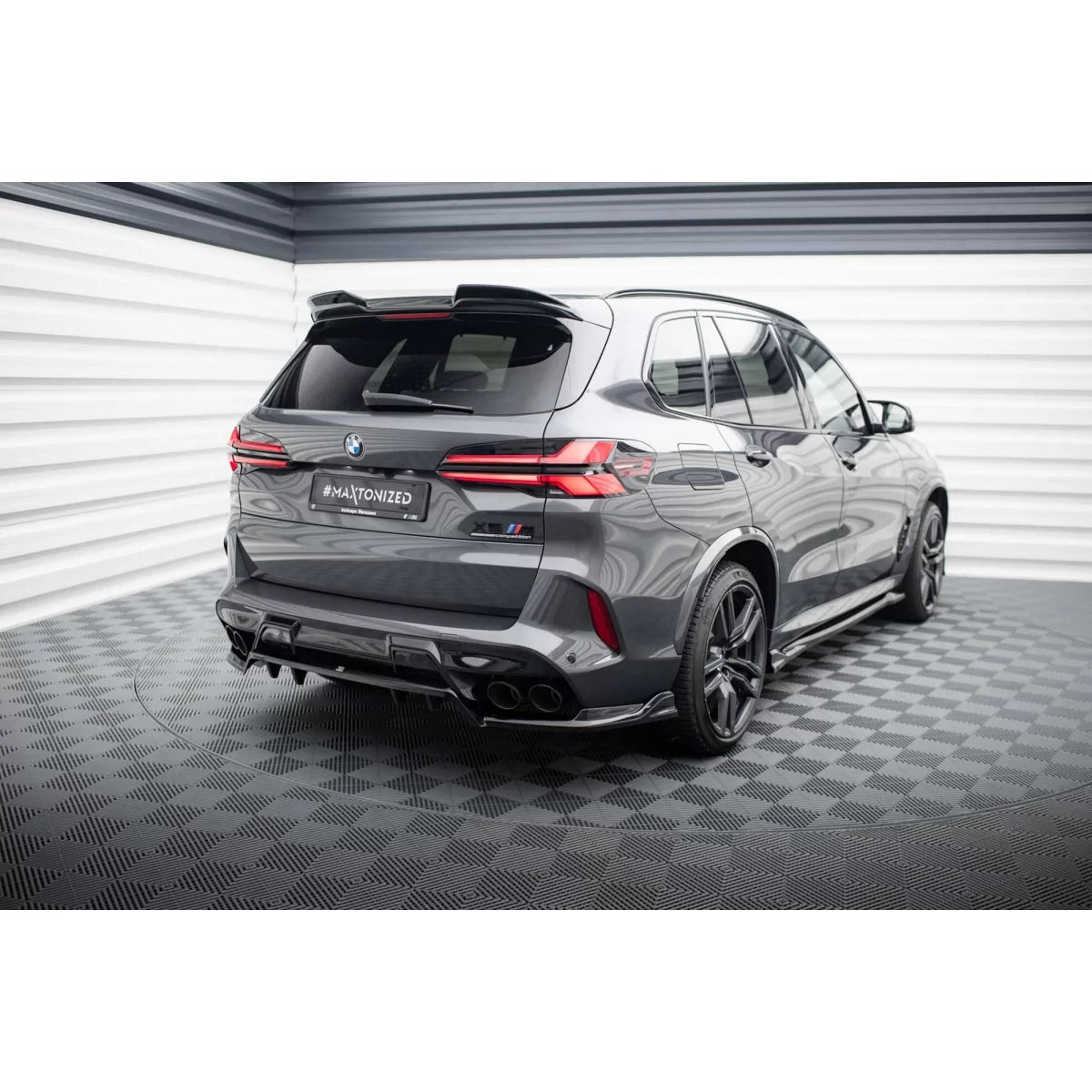Spoiler Posteriore Nero Lucido per BMW X5 M F95 dal 2023