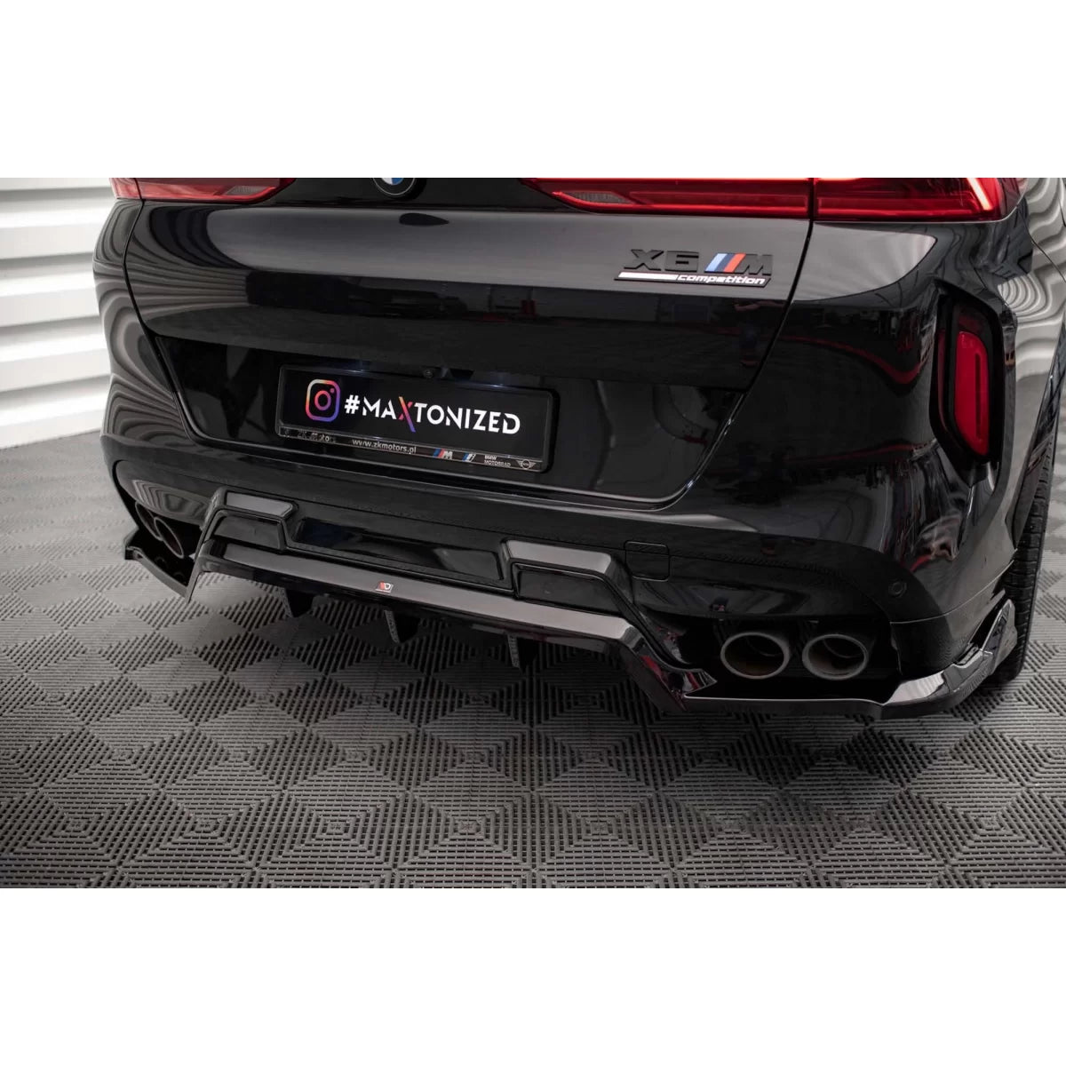 Spoiler Posteriore Nero per BMW X6M F96 dal 2020