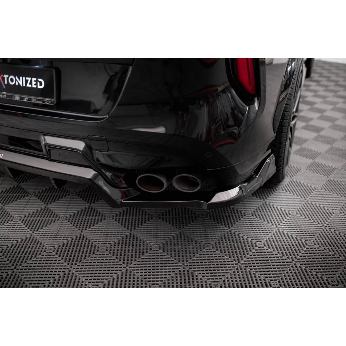 Spoiler Posteriore Nero per BMW X6M F96 dal 2020