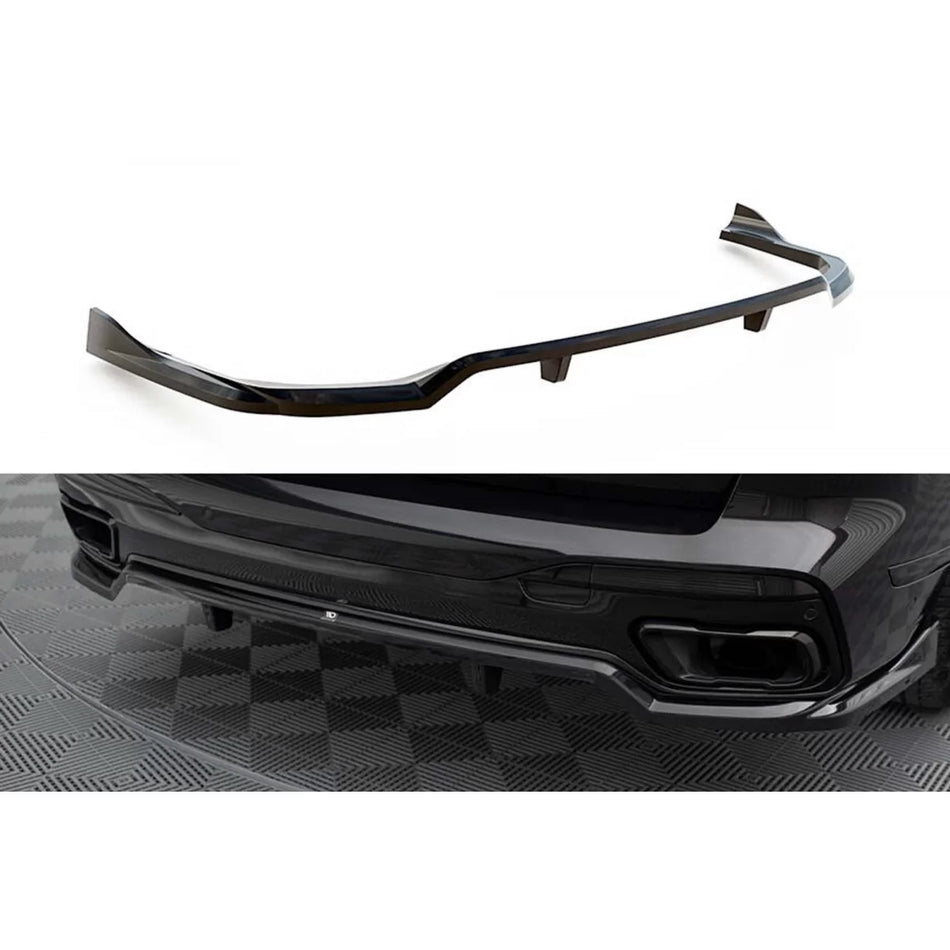Spoiler Posteriore per BMW X7 G07 M Package dal 2022 Nero Lucido