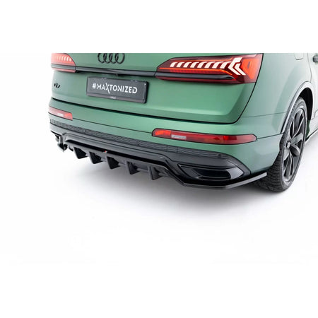 Spoiler Posteriore Nero Lucido per Audi Q7 2019-2023 S-line