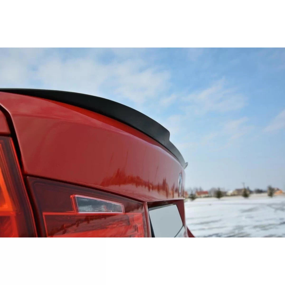Spoiler Posteriore per BMW Serie 3 F30 2011-2015 Nero Lucido
