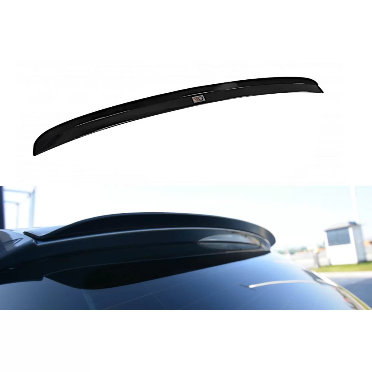 Spoiler Posteriore per BMW Serie 5 E61 2003-2010 Nero Lucido