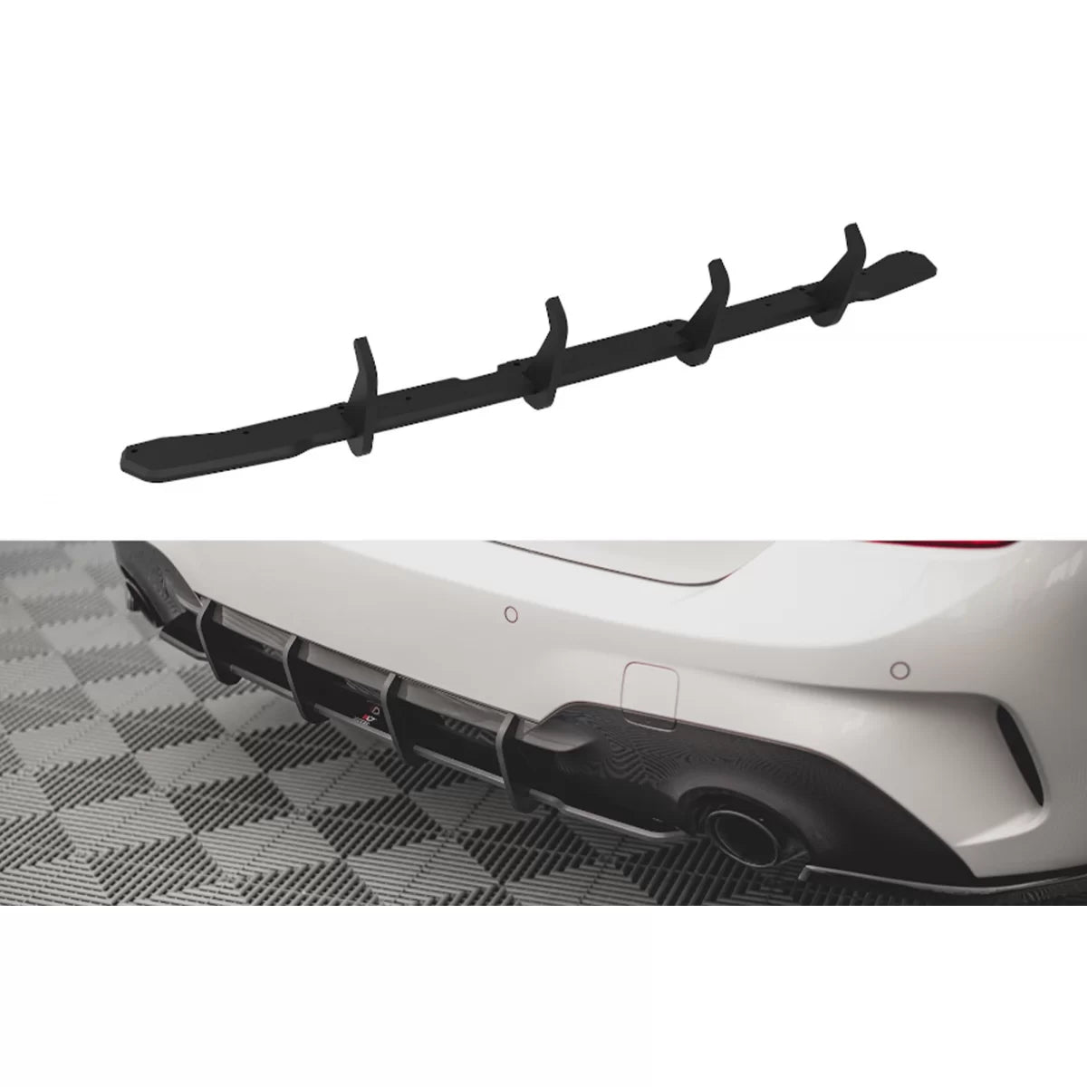 Add-on Diffusore Posteriore Opaco per BMW Serie 3 G20 dal 2018