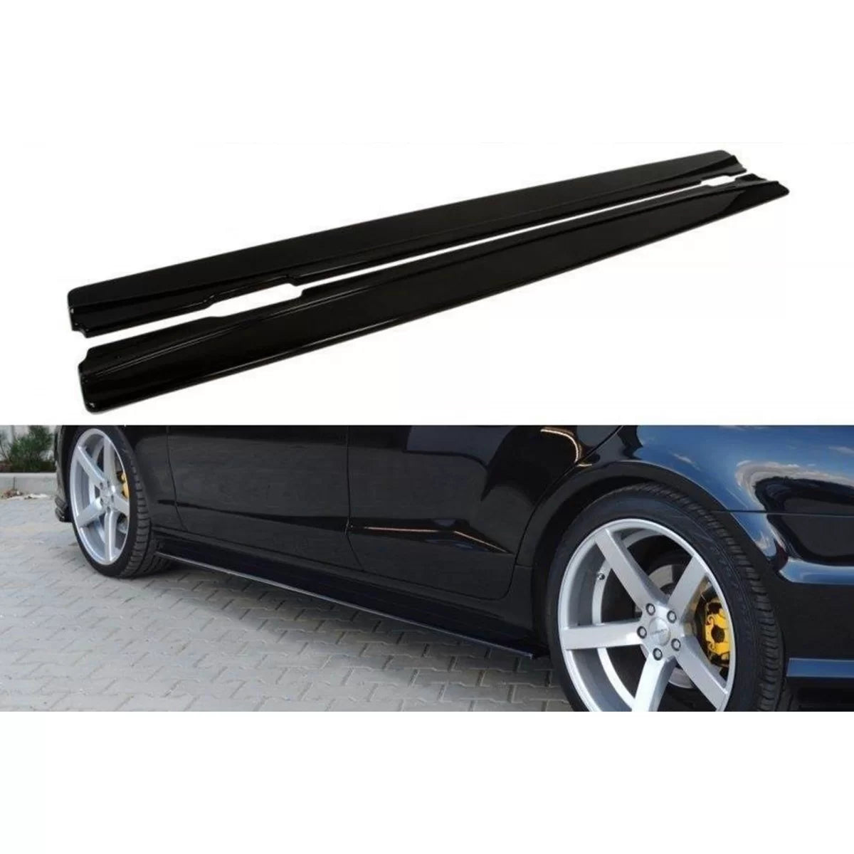 Add-on Design Type a Nero Lucido per Mercedes CLS C218 2011-2014