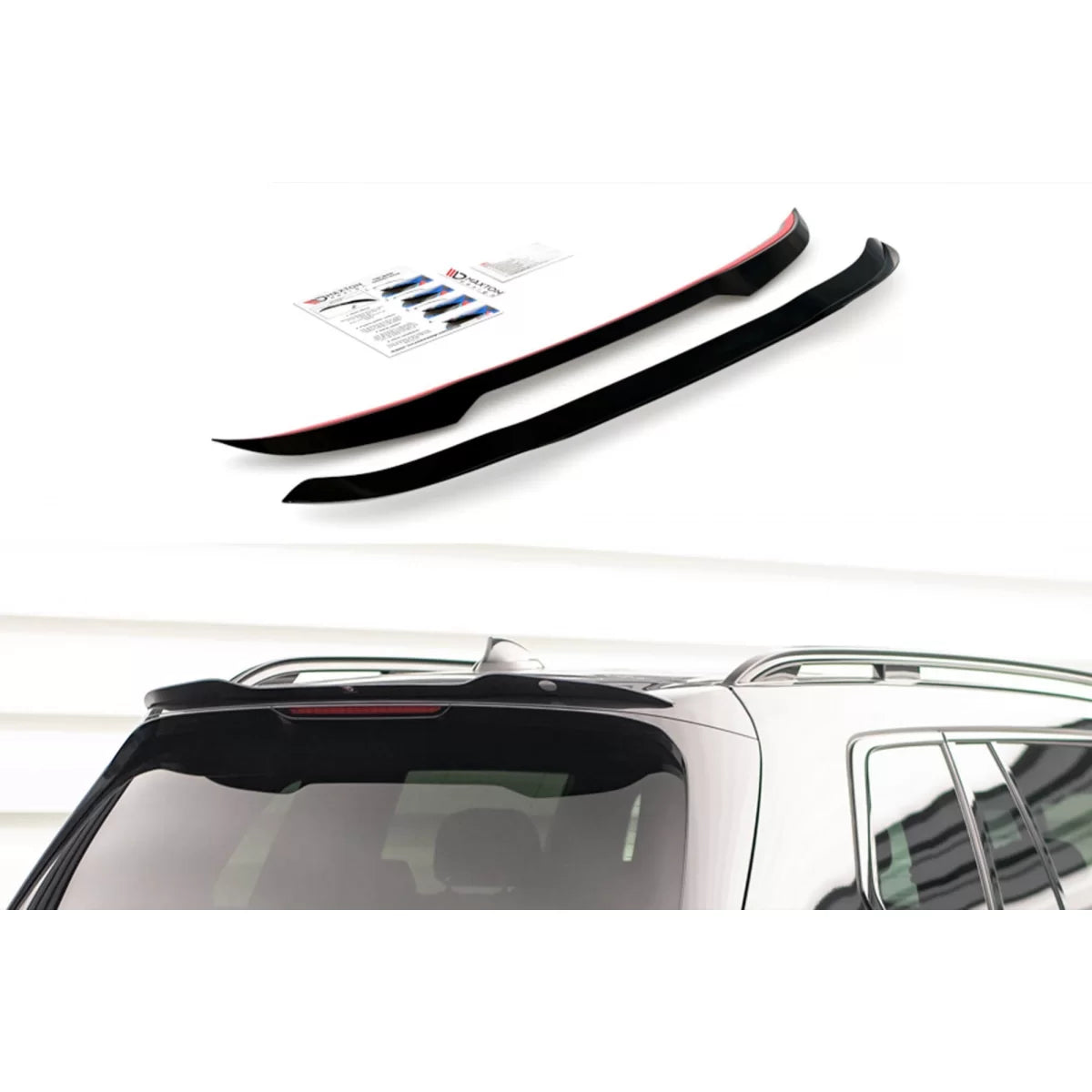 Spoiler Posteriore Nero Lucido per BMW X7 G07 dal 2018