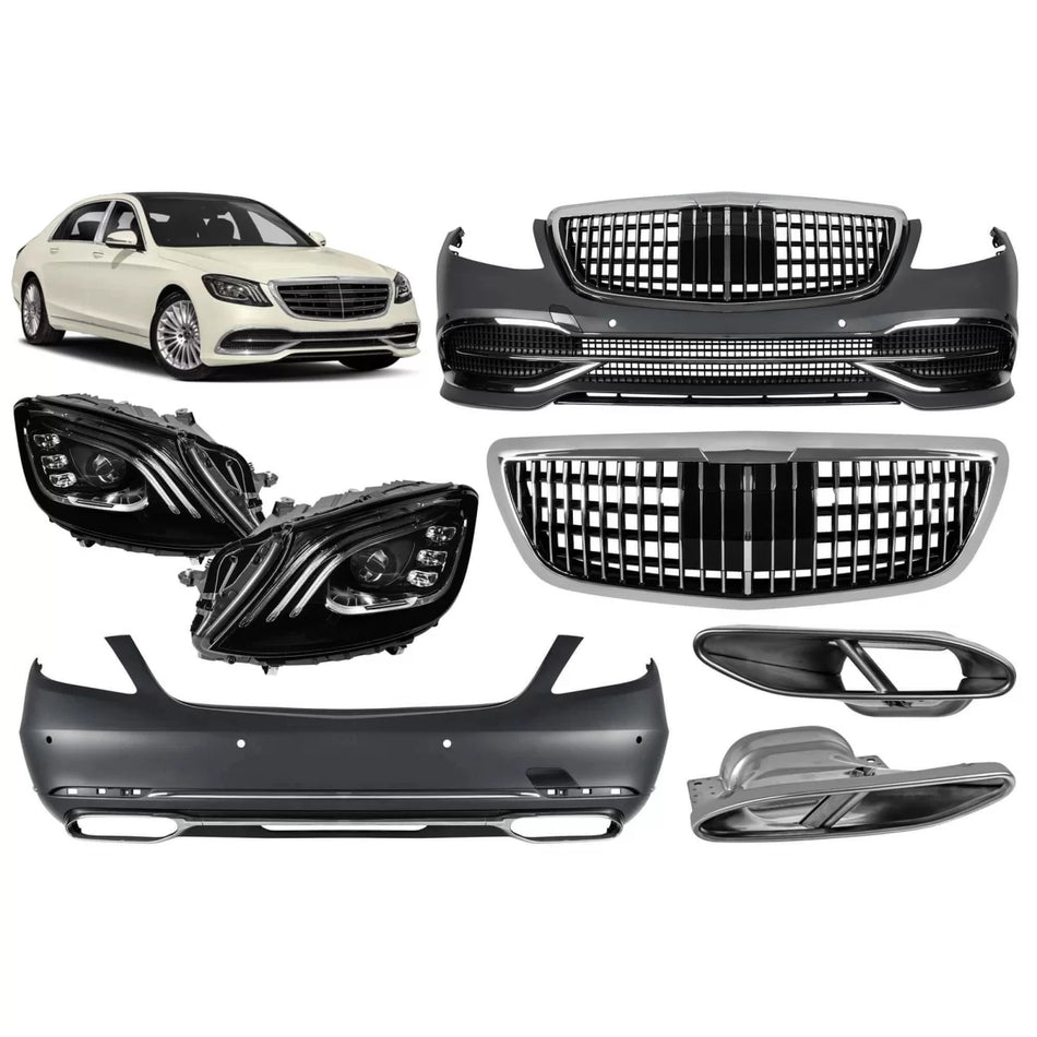 Pacchetto Maybach Paraurti Anteriore con LED Sinistro per Mercedes Classe S