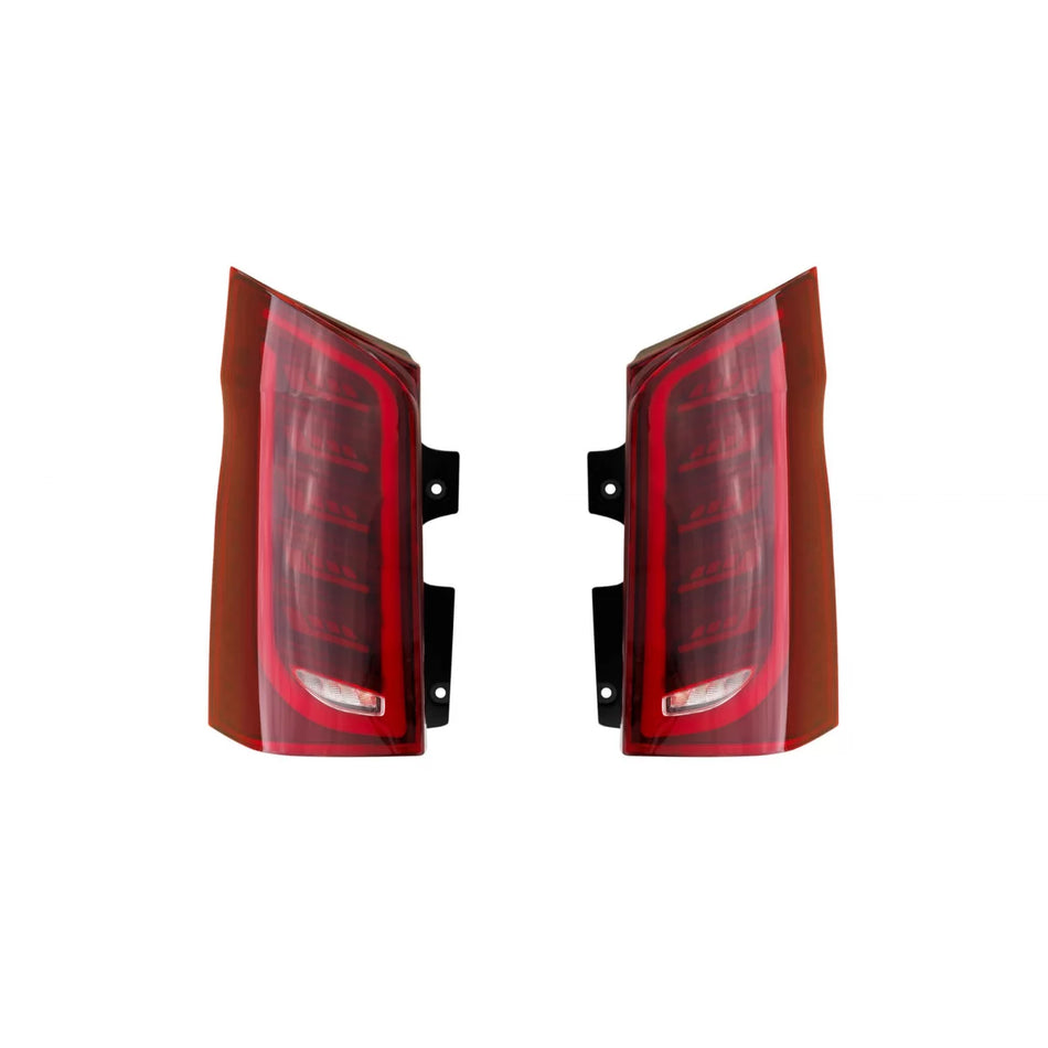 Fanali Posteriori LED Maybach Rosso per Mercedes Classe V W447 2014-2024 Dx Sx