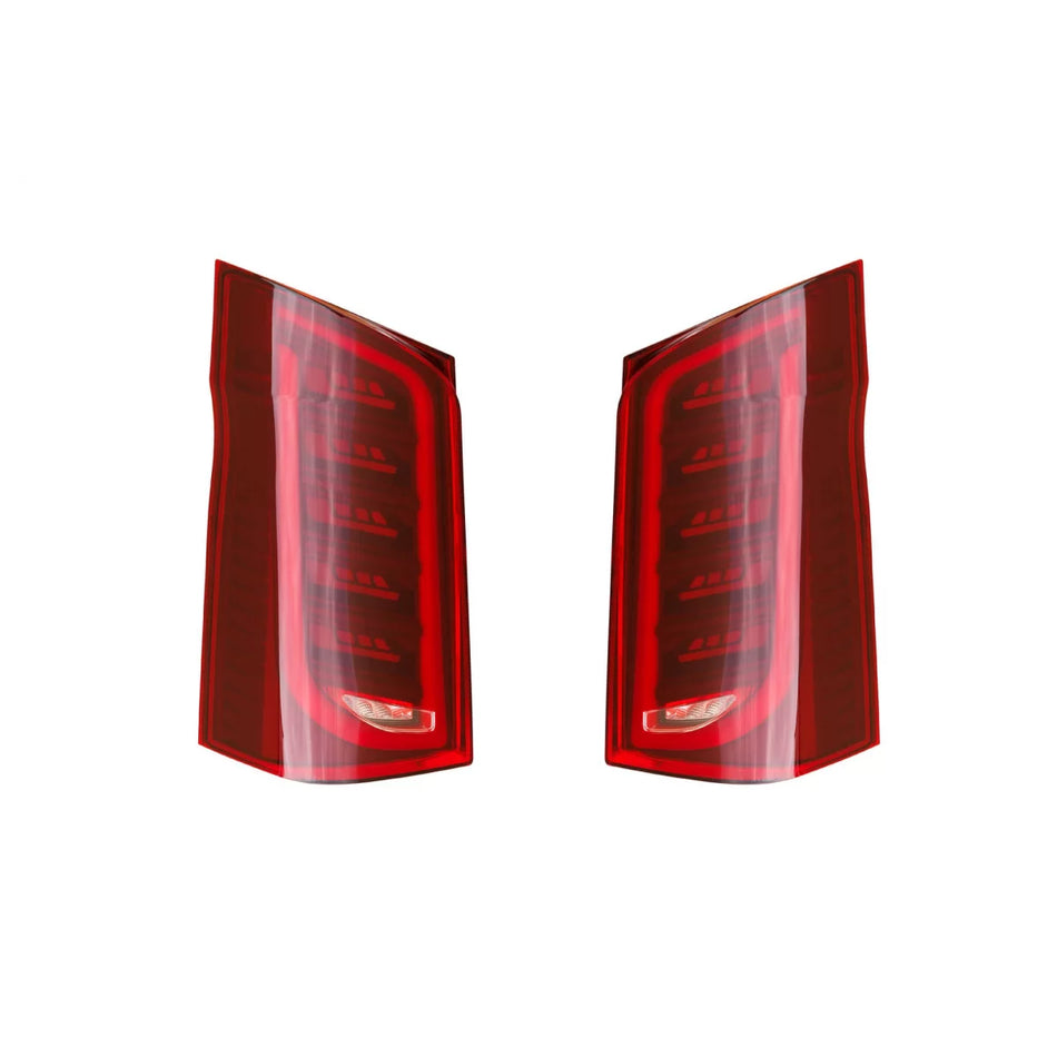Fanali Posteriori LED Maybach Rosso per Mercedes Classe V W447 2014-2024 Dx Sx