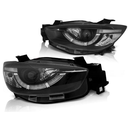 Luci Diurne Anteriori Nere per Mazda CX5 2011-2015