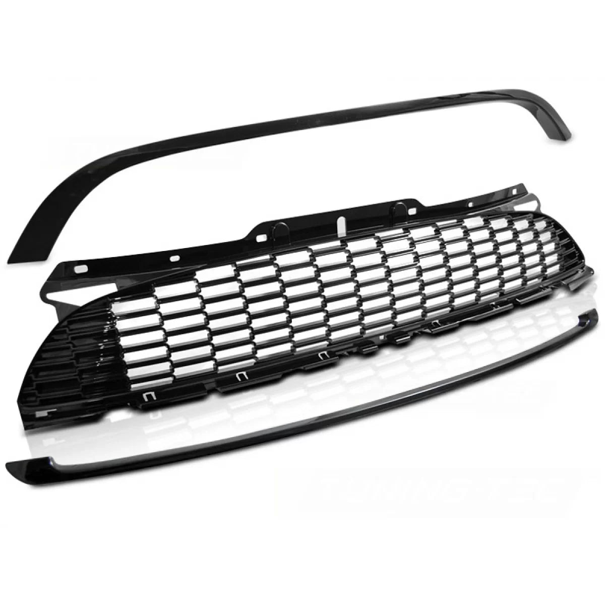 Copertura Specchietto Jcw Style Nero Lucido per Mini Cooper R56 R57 R55