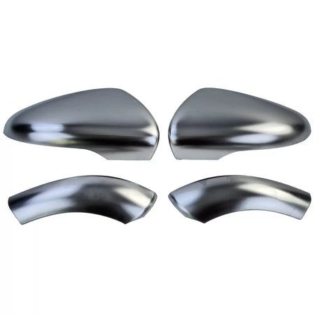 Calotte Specchietti Alluminio Opaco 4 Pezzi per Volkswagen Golf 6 2008-2012