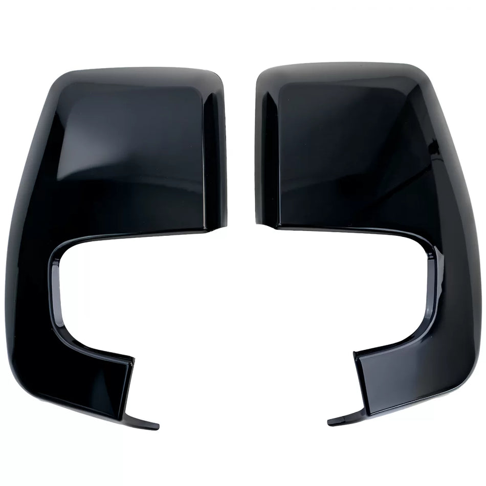 Calotte Specchietti Nere Lucide per Ford Transit Custom 2012-2023