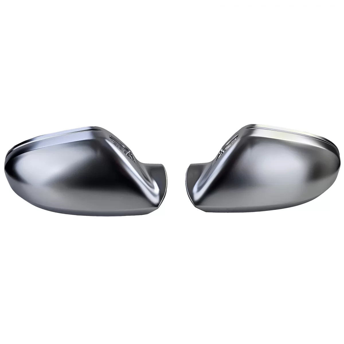 Calotte Specchietti Argento Opaco per Audi A6 4G 11-18 con Assistenza Corsia
