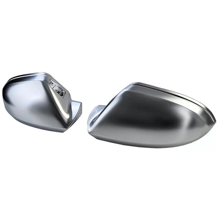 Calotte Specchietti Argento Opaco per Audi A6 4G 11-18 con Assistenza Corsia