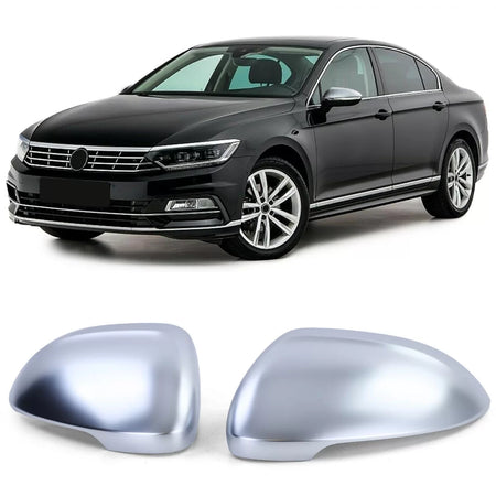 Calotte Specchietti Argento Opaco per Volkswagen Passat B8 3G dal 2014