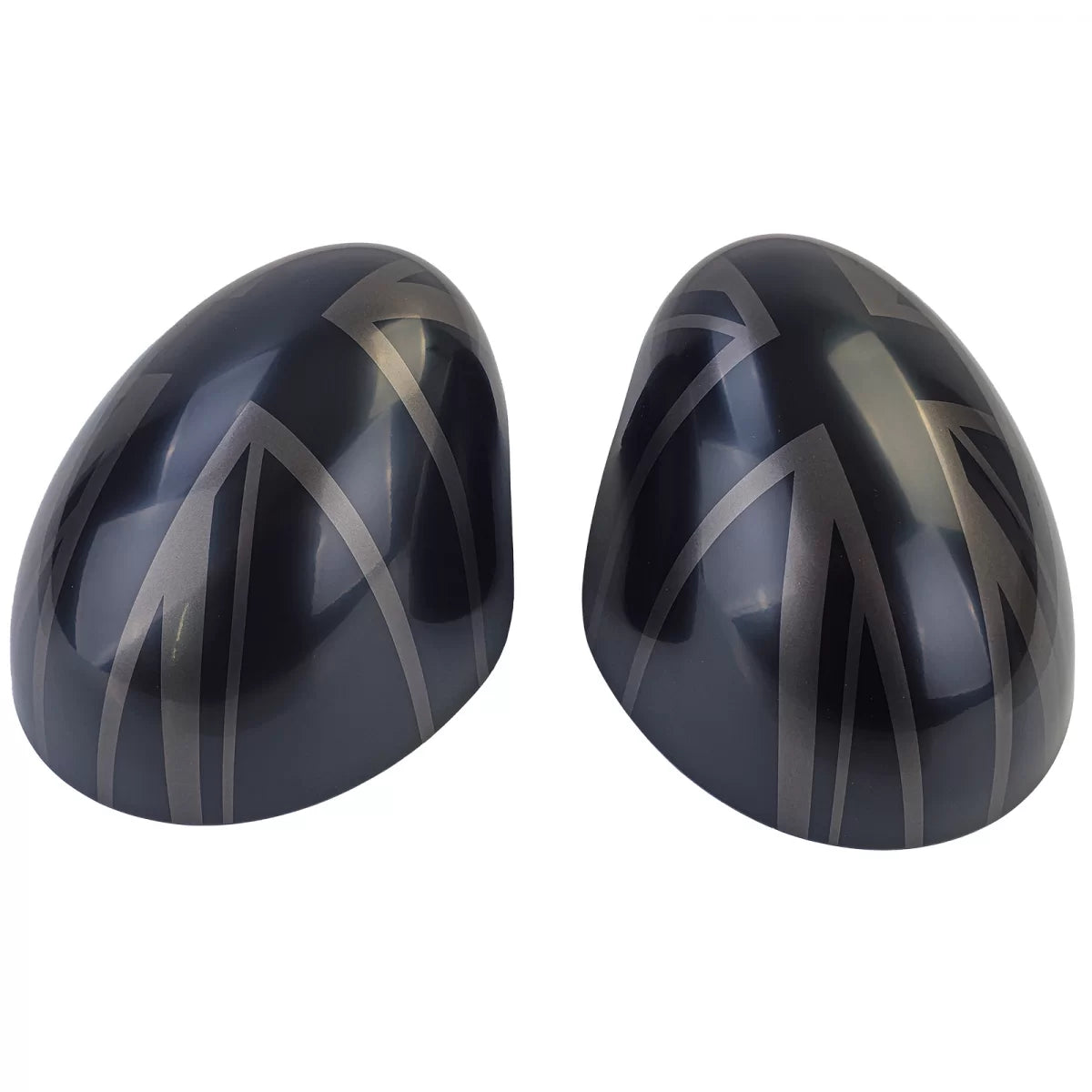 Calotte Specchietti Nero Union Jack per Mini F54 F55 F56 F57 13-18
