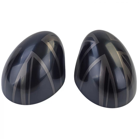 Calotte Specchietti Nero Union Jack per Mini F54 F55 F56 F57 13-18