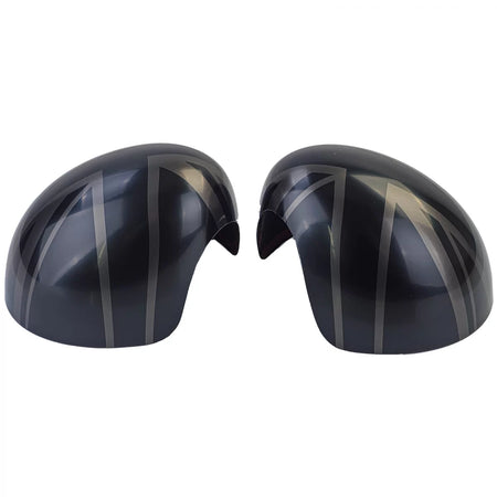 Calotte Specchietti Nero Union Jack per Mini F54 F55 F56 F57 13-18