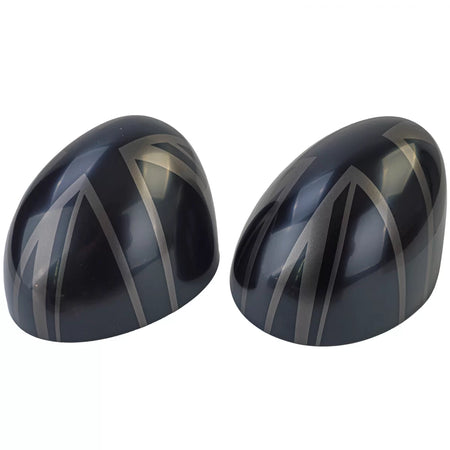 Calotte Specchietti Nero Union Jack per Mini F54 F55 F56 F57 13-18