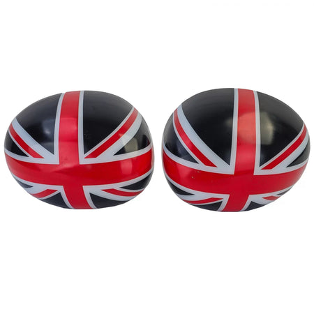 Calotte Specchietti Union Jack Nero Rosso per Mini F54 F55 F56 F57 13-18