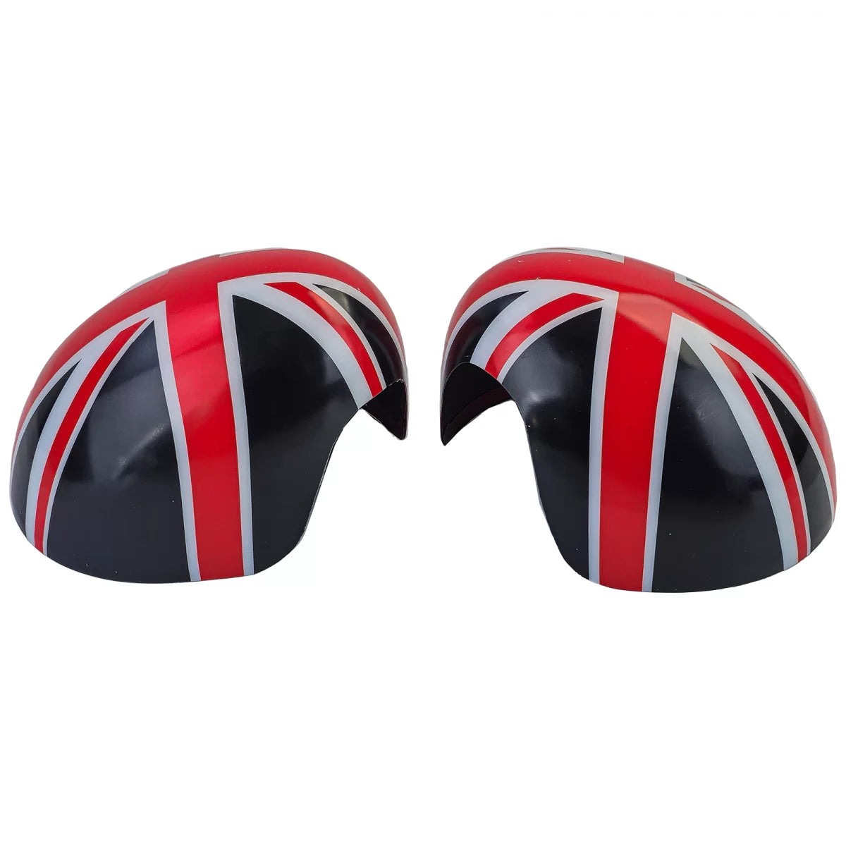 Calotte Specchietti Union Jack Nero Rosso per Mini F54 F55 F56 F57 13-18