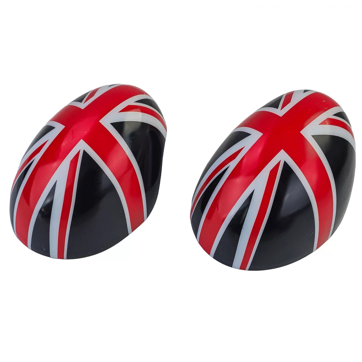 Calotte Specchietti Union Jack Nero Rosso per Mini F54 F55 F56 F57 13-18