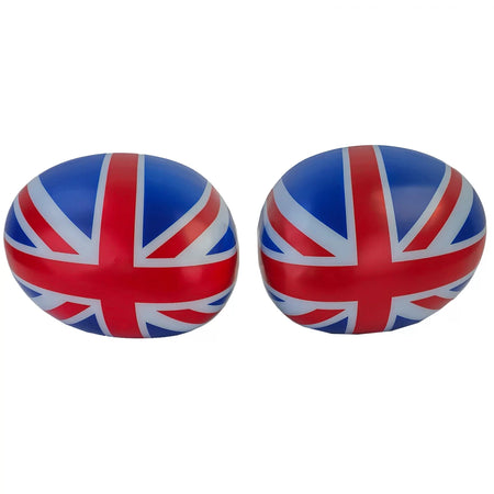 Calotte Specchietti Union Jack Blu Bianco Rosso per Mini F54 F55 F56 F57 13-18