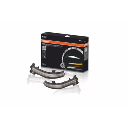 Specchietti LED Neri Fumé Anteriore Dx e Sx per BMW Serie 1