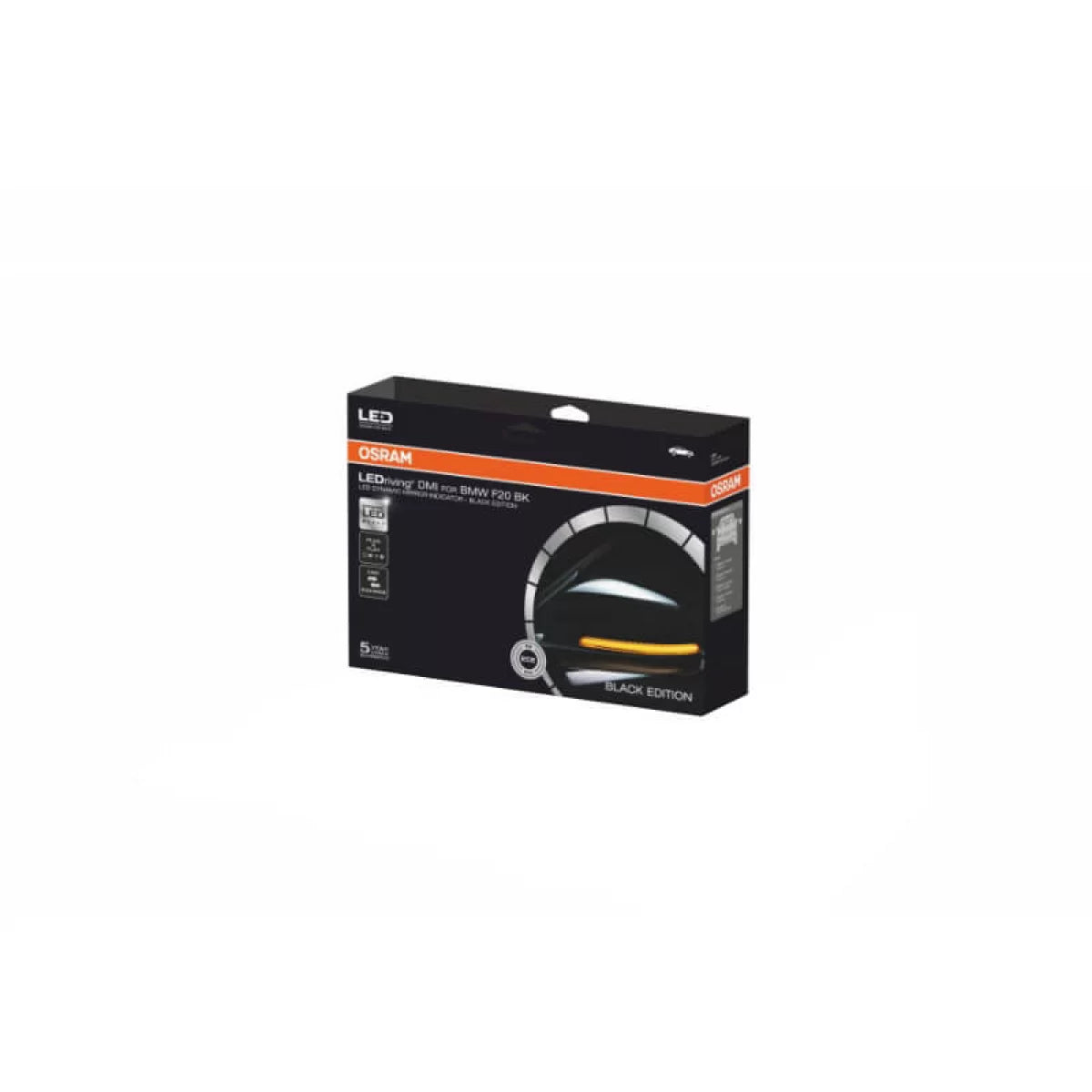 Specchietti LED Neri Fumé Anteriore Dx e Sx per BMW Serie 1