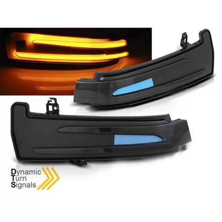 LED Specchietto Retrovisore Fumé Anteriore Dx e Sx per Mercedes W204 W212 W176
