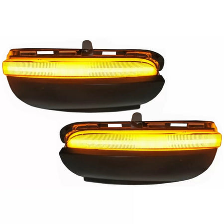 LED Specchietto Laterale Nero Anteriore Destro Sinistro per VW Golf 6 Vi 08-12