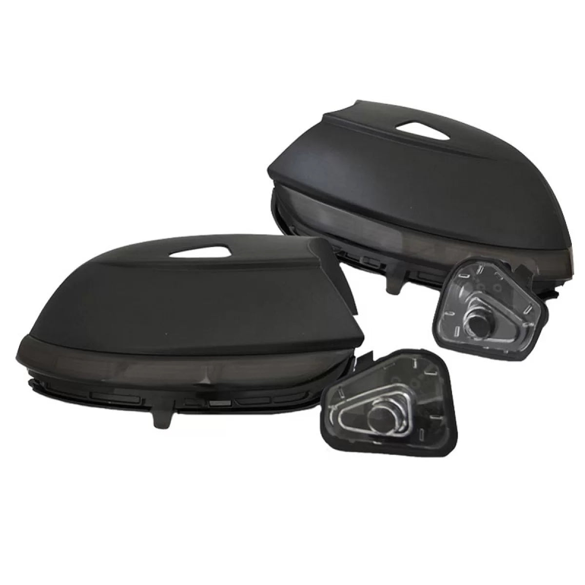 Specchietti LED Dinamici Fumé 2 Pz per VW Scirocco 08-14 Passat B7 Cc 08-14