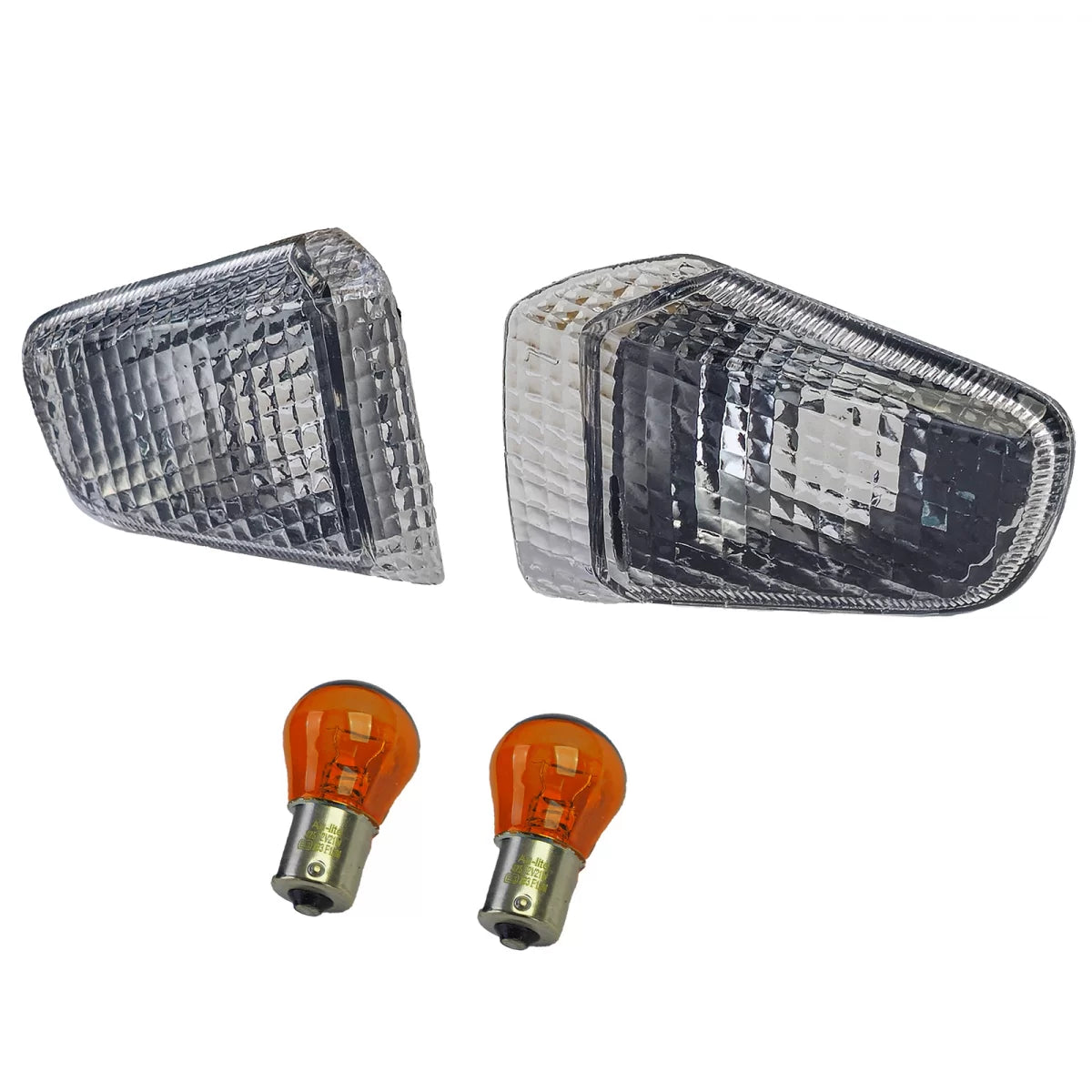 Inserto Freccia Posteriore Trasparente per Honda Vfr 750 SC36 1990-1997