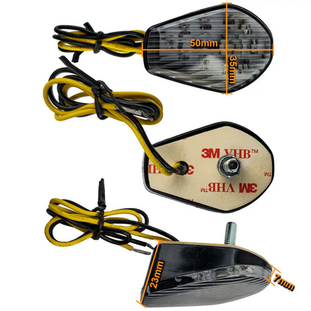 Fanali Indicatori LED Fumé Anteriore per Suzuki Gsx R 600 750 1000