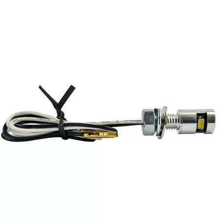 Luce Targa LED Moto Mini Alluminio Cromato Universale