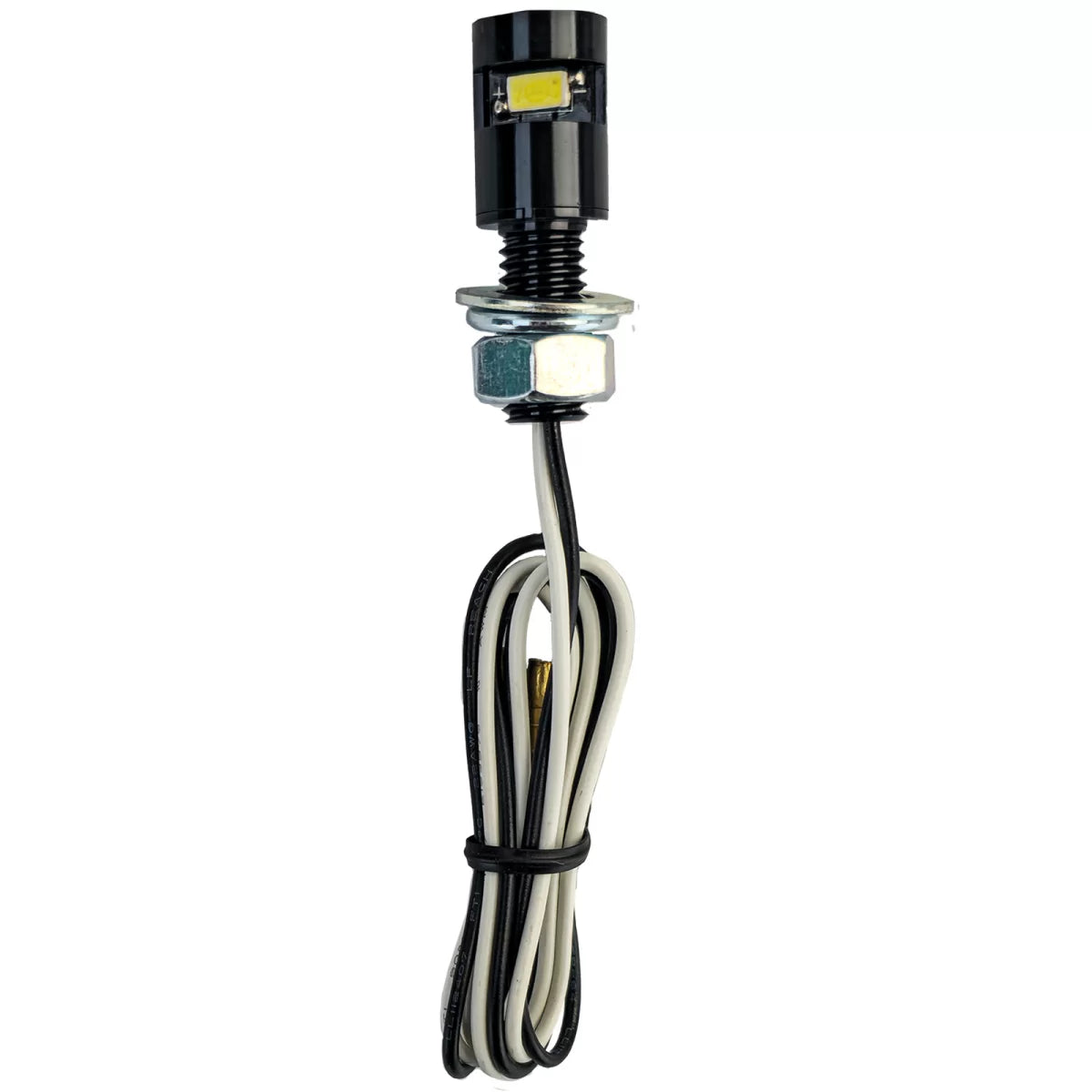 Luce Targa LED Mini Nera Alluminio Universale Motociclette