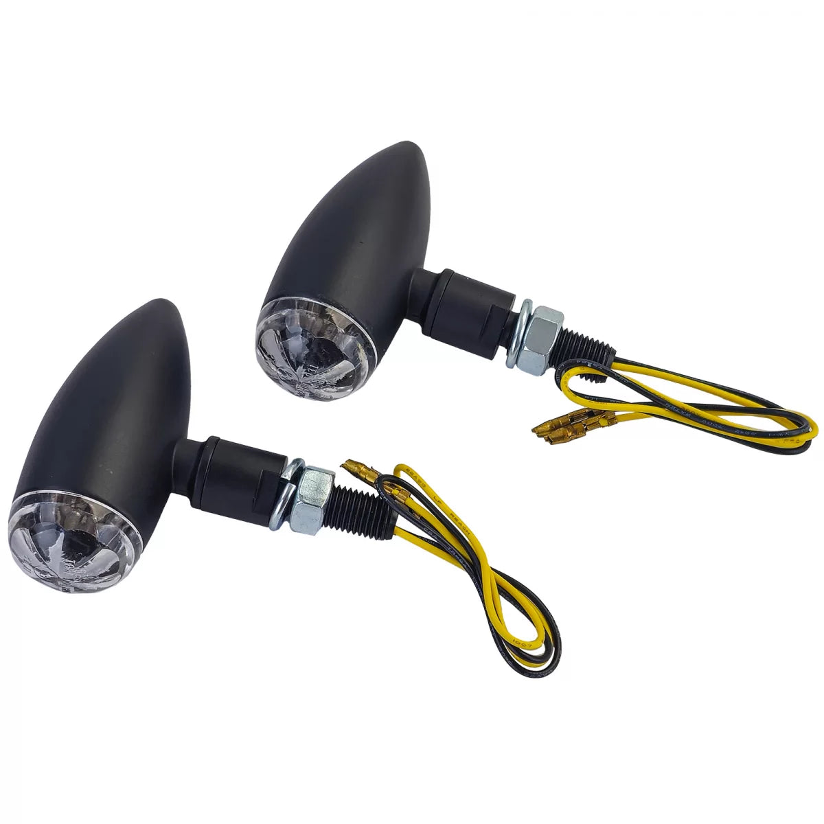 Freccia LED Micro Mini Nera con Omologazione E-mark per Moto