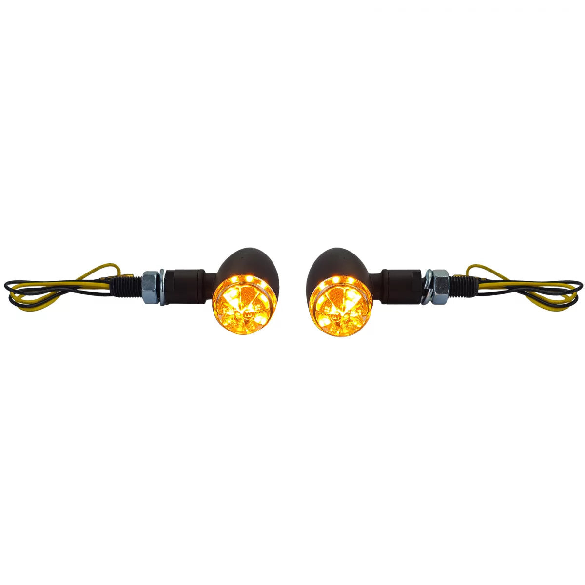 Freccia LED Micro Mini Nera con Omologazione E-mark per Moto