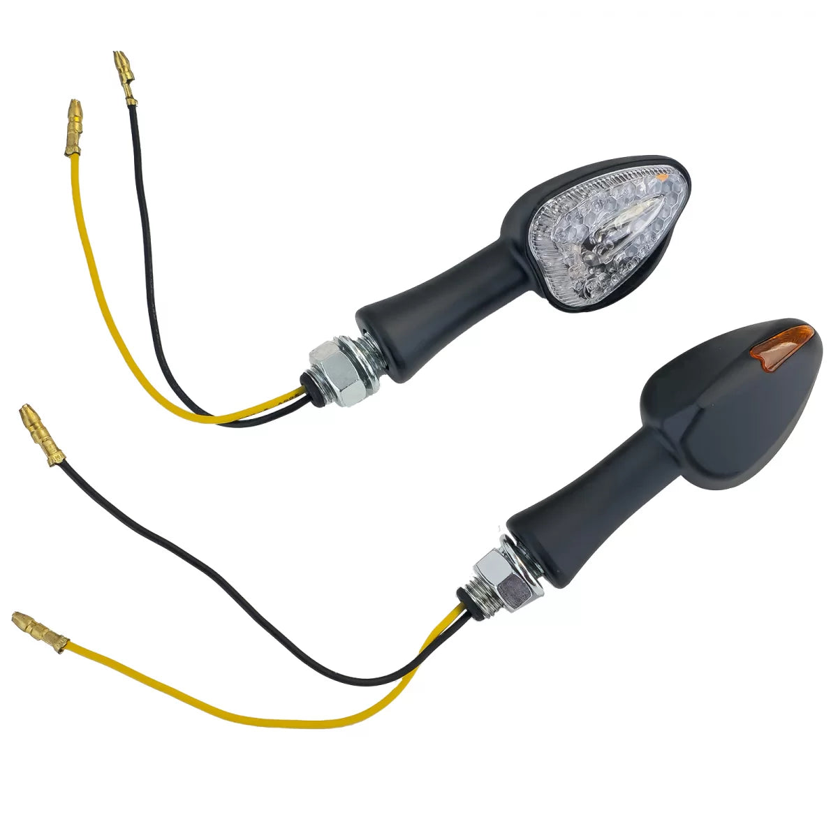 Indicatore LED Mini Anteriore Nero con E-mark per Mini Elegant