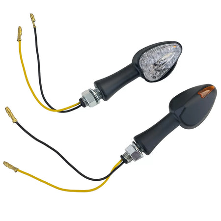 Indicatore LED Mini Anteriore Nero con E-mark per Mini Elegant