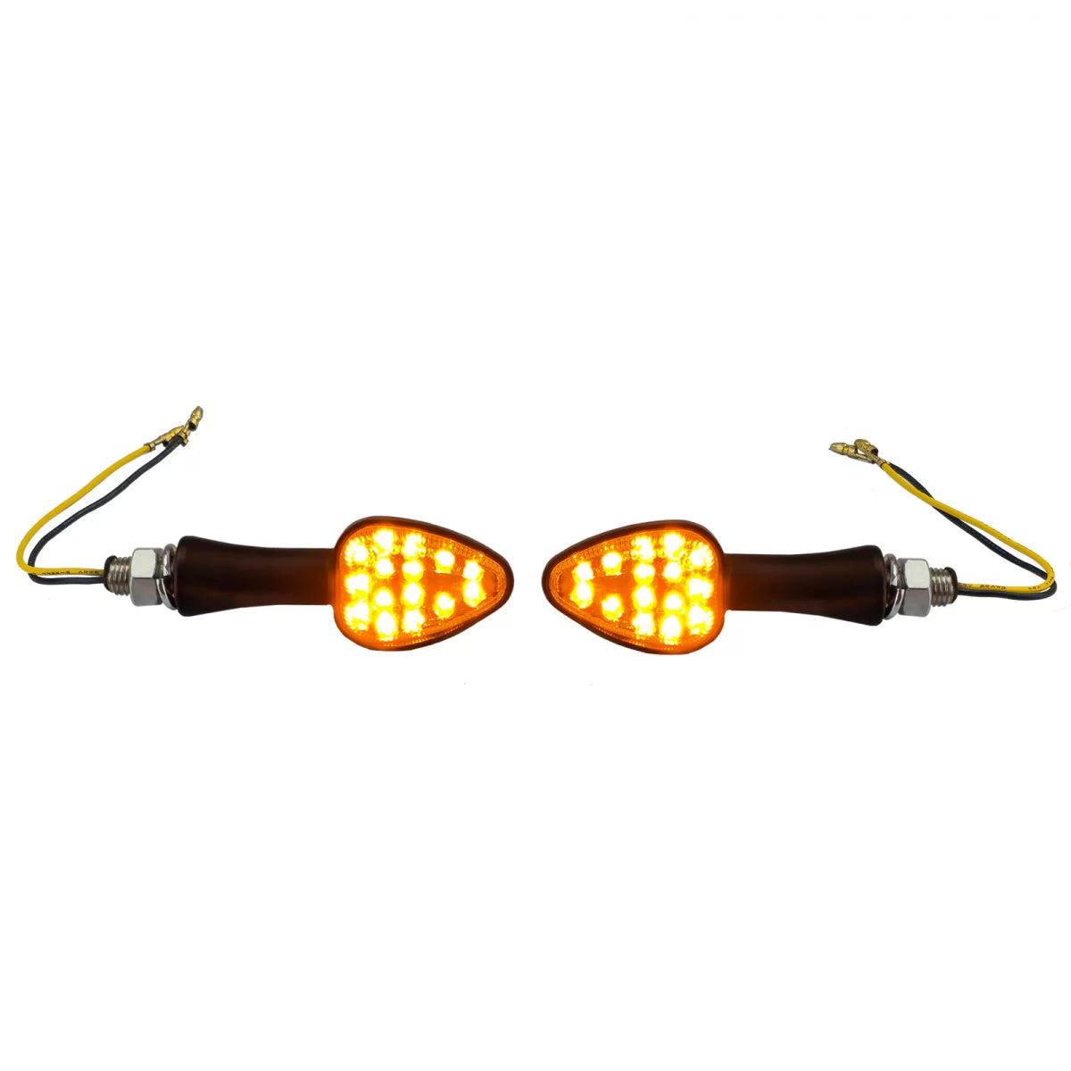 Indicatore LED Mini Anteriore Nero con E-mark per Mini Elegant