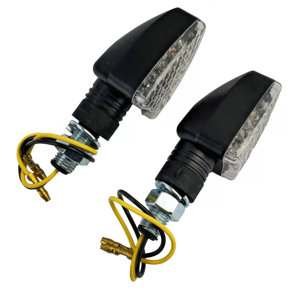 Frecce LED Mini Nere a Freccia Moto Universali E-mark