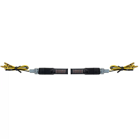 Freccia LED Mini Nera Anteriore Universale Moto E-mark