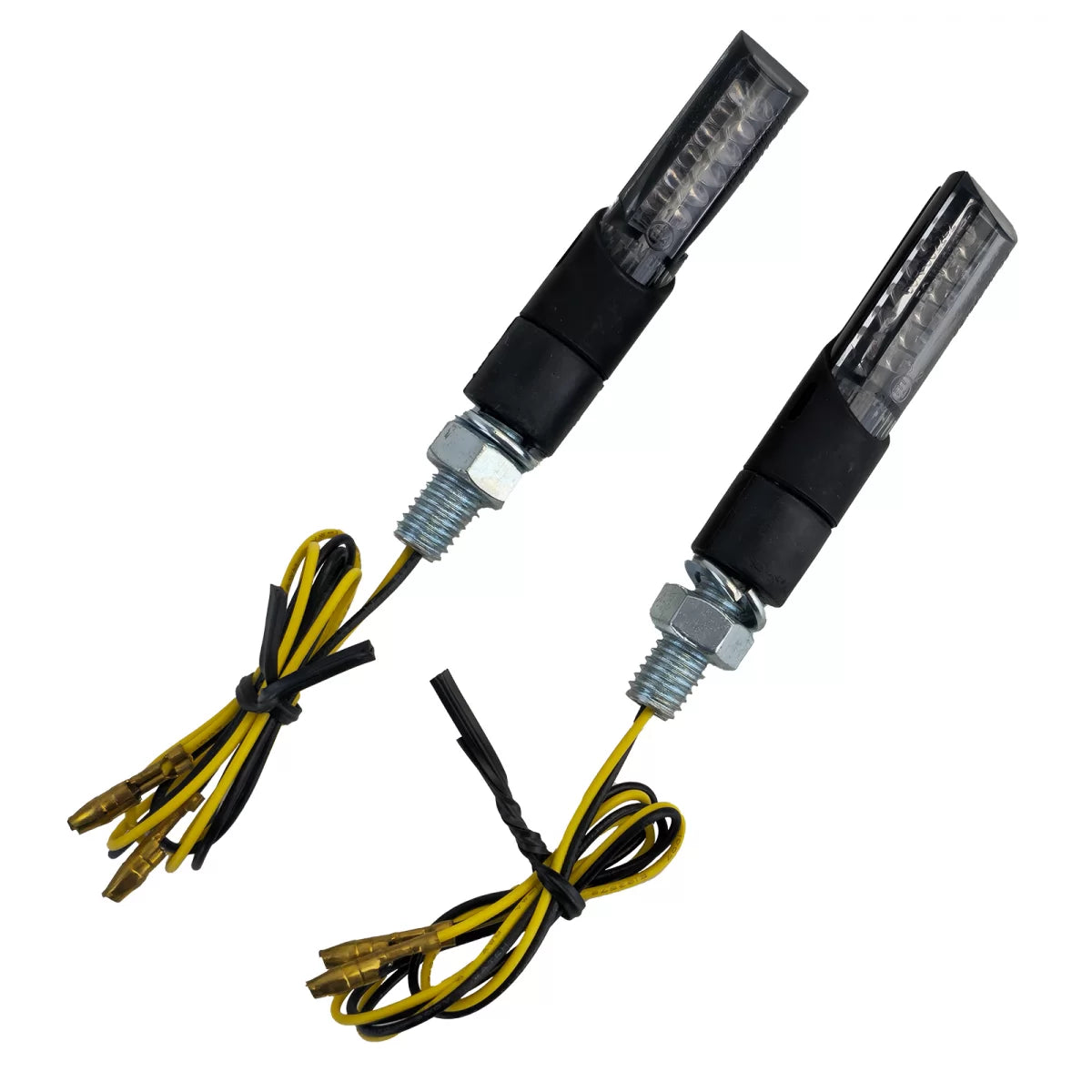 Freccia LED Mini Nera Anteriore Universale Moto E-mark
