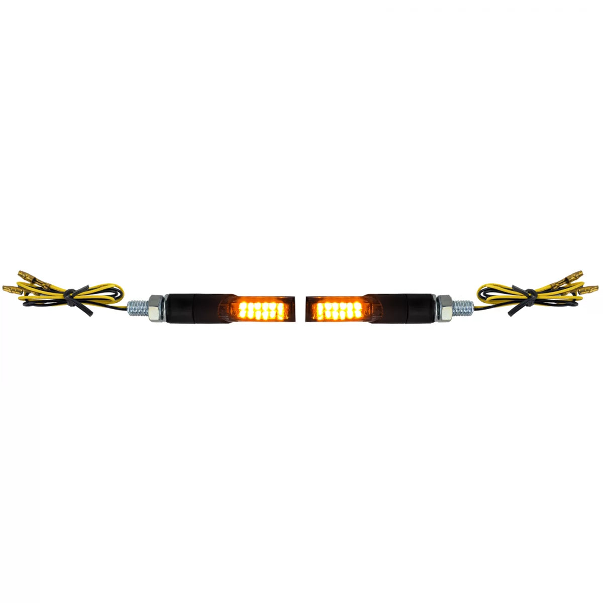 Freccia LED Mini Nera Anteriore Universale Moto E-mark