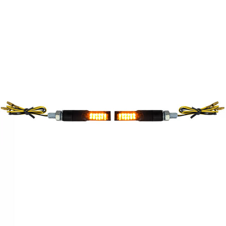 Freccia LED Mini Nera Anteriore Universale Moto E-mark