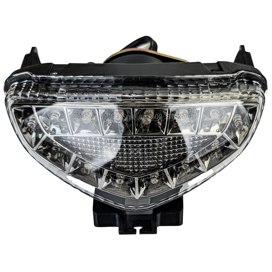 Fanale Posteriore LED Lente Trasparente per Suzuki Sfv 650 Gladius 2009-2015