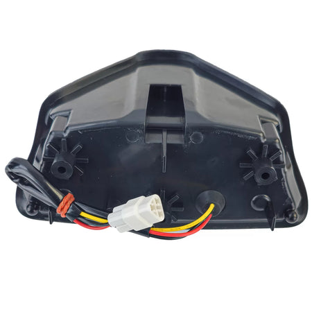 Fanale Posteriore LED Cromato Vetro Trasparente per Suzuki Gsx-r 600 750 1000